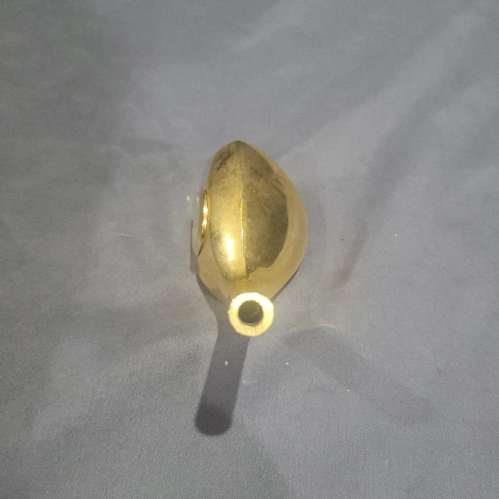Arenix Gold Tone Golf Club Desk Clock Mini